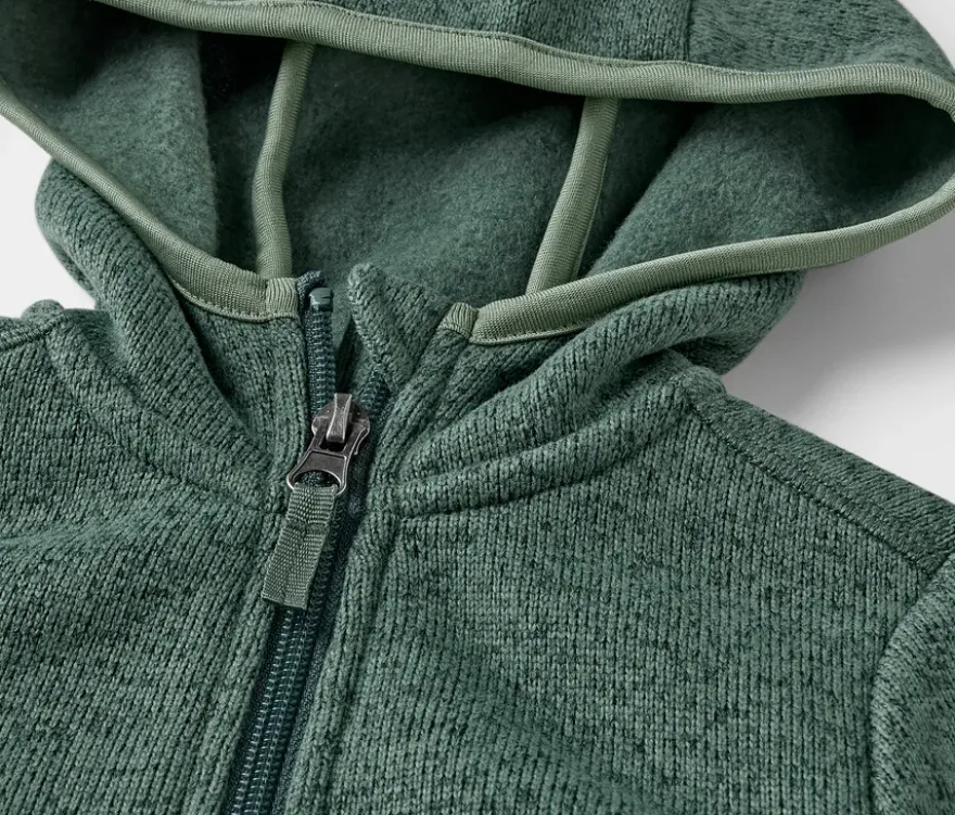 Kinder-Strickfleecejacke