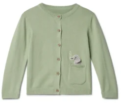 Kinder-Strickjacke mit Applikation