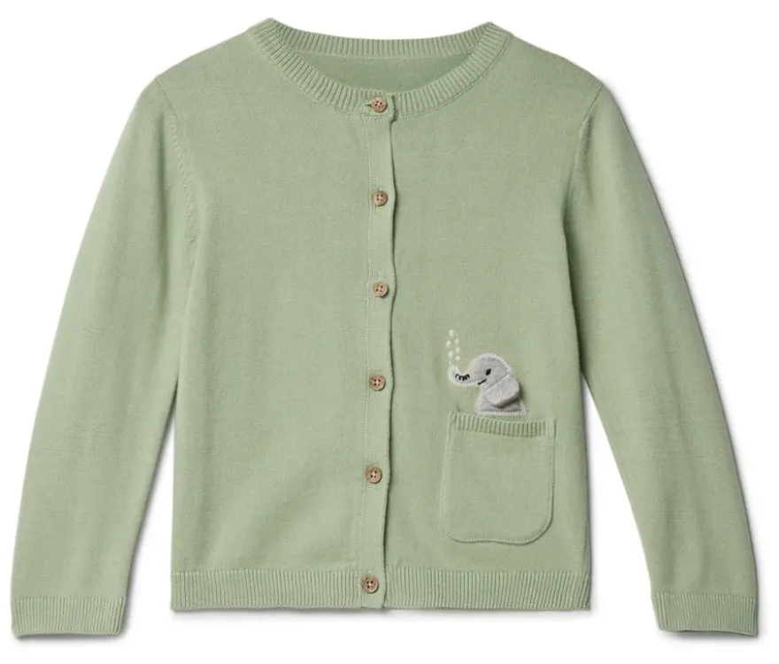 Kinder-Strickjacke mit Applikation