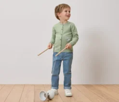 Kinder-Strickjacke mit Applikation