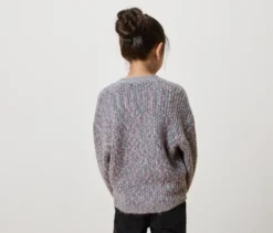 Kinder-Strickjacke mit Wolle