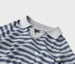 Kinder-Strick-Poloshirt