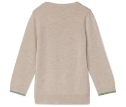 Kinder-Strickpullover mit Wolle