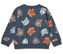 Kinder-Sweatshirt mit angerauter Innenseite, blau