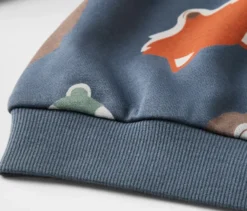 Kinder-Sweatshirt mit angerauter Innenseite, blau