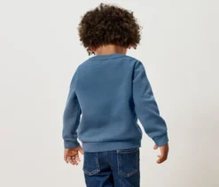 Kinder-Sweatshirt mit angerauter Innenseite, Kran