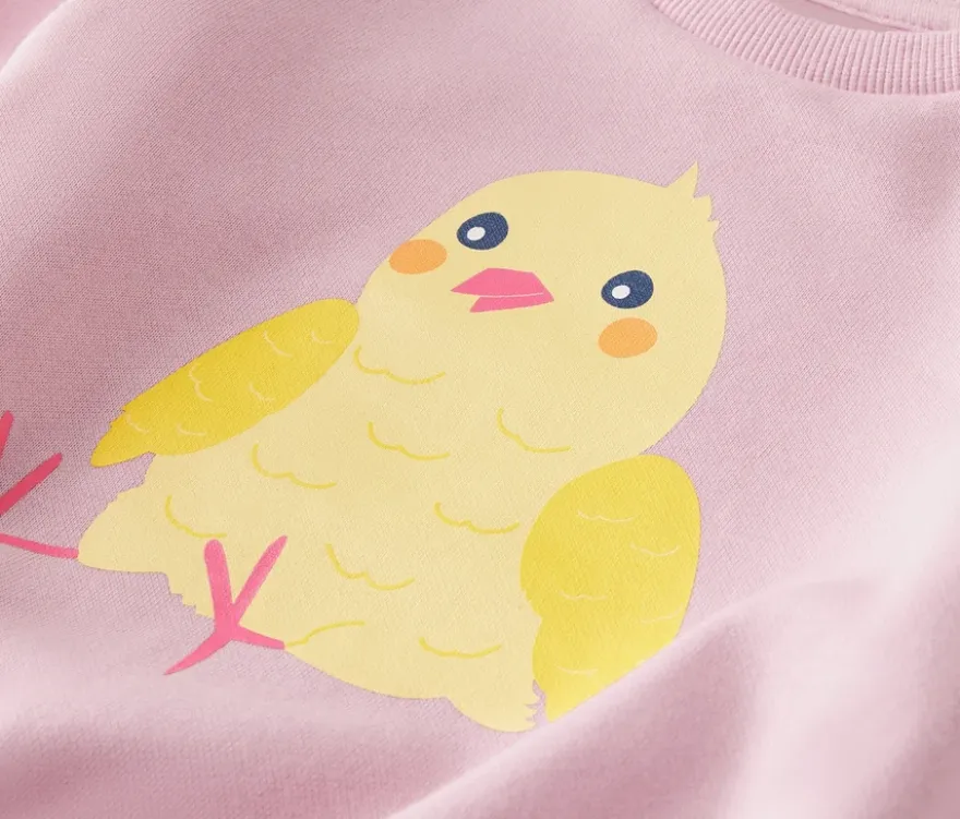 Kinder-Sweatshirt mit angerauter Innenseite