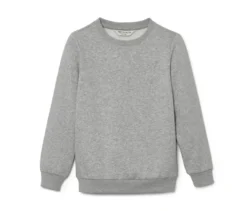 Kinder-Sweatshirt mit angerauter Innenseite, grau