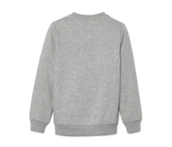 Kinder-Sweatshirt mit angerauter Innenseite, grau