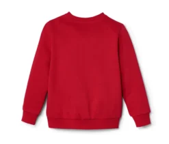 Kinder-Sweatshirt mit angerauter Innenseite, rot