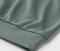 Kinder-Sweatshirt mit Frottee-Schriftzug