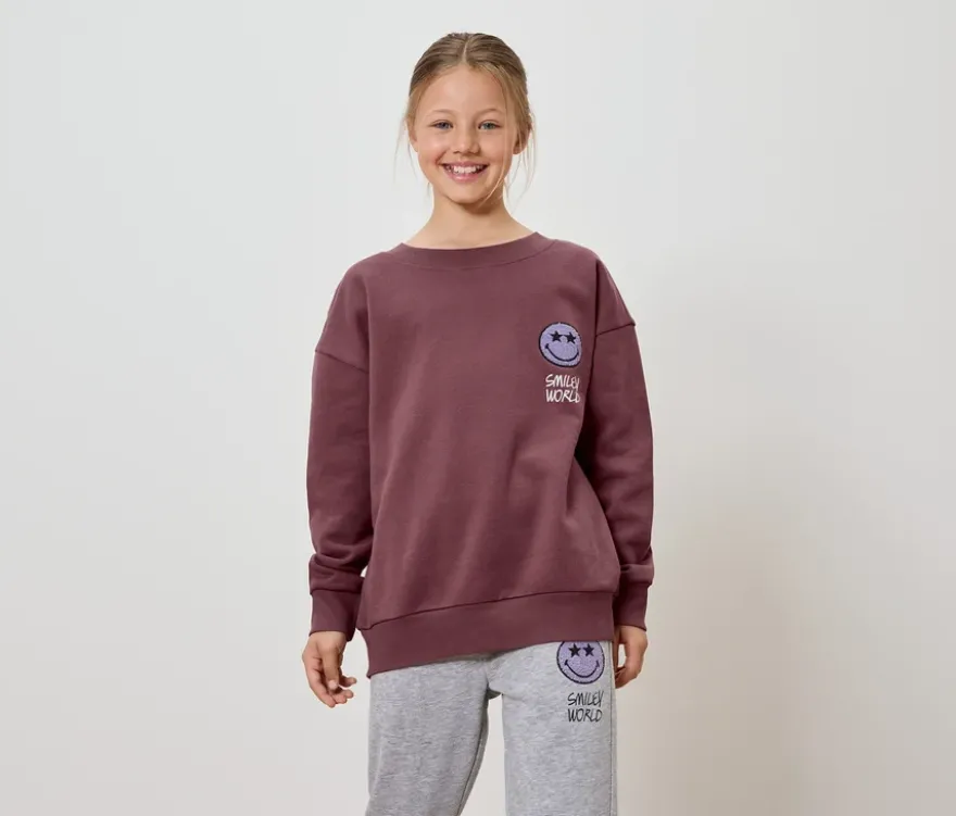Kinder-Sweatshirt SMILEYWORLD® mit angerauter Innenseite