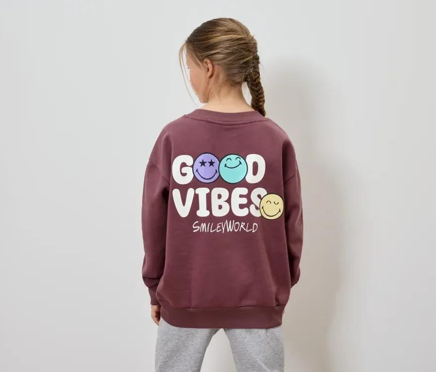 Kinder-Sweatshirt SMILEYWORLD® mit angerauter Innenseite
