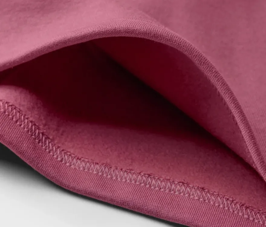 2 Kinder-Sweatshirts mit angerauter Innenseite, rosa und weiß