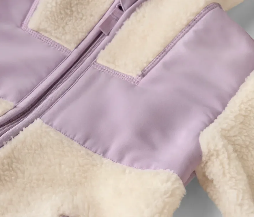 Kinder-Teddy-Jacke, lila
