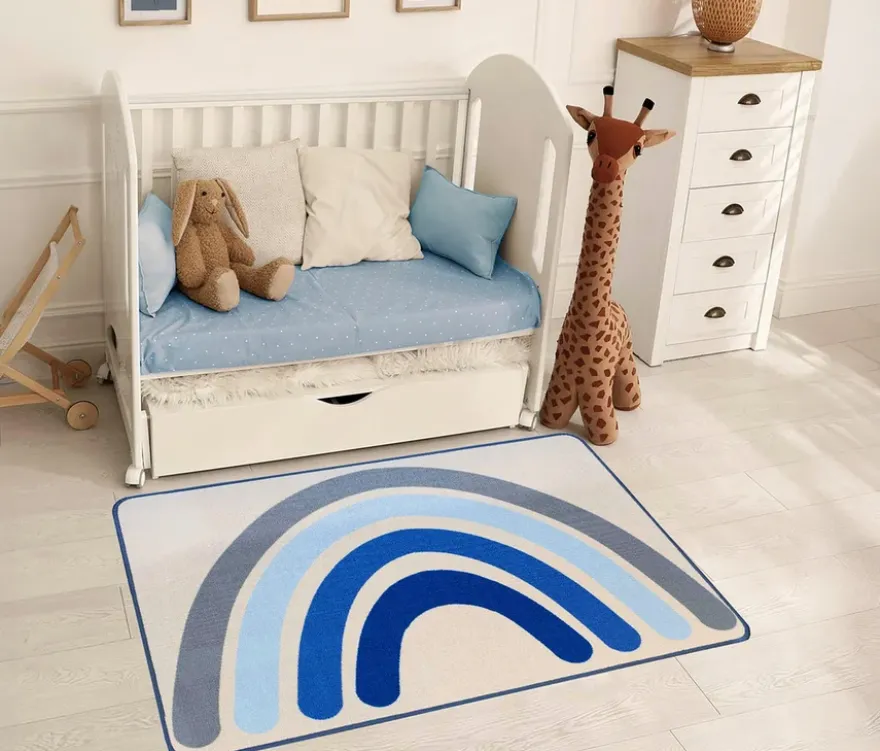 Kinderteppich »Rainbow«, blau