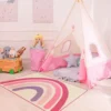Kinderteppich »Rainbow«, rosa