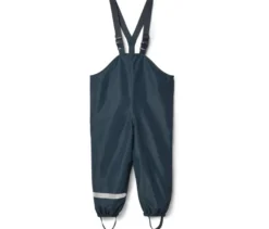 Kinder-Thermo-Regenhose mit Fleecefutter, dunkelblau