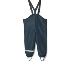 Kinder-Thermo-Regenhose mit Fleecefutter, dunkelblau