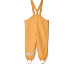 Kinder-Thermo-Regenhose mit Fleecefutter, gelb