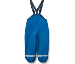 Kinder-Thermo-Regenhose mit Fleecefutter, blau