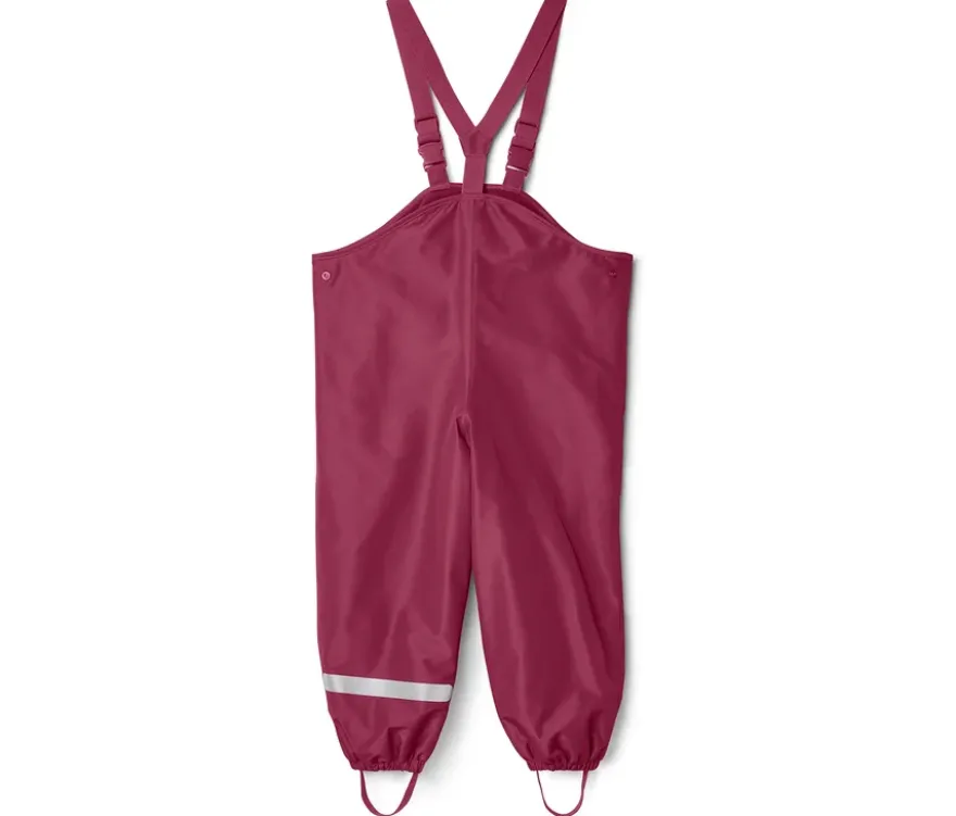 Kinder-Thermo-Regenhose mit Fleecefutter, beere
