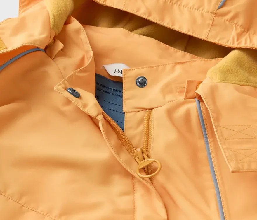 Kinder-Thermo-Regenjacke mit Fleecefutter