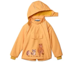 Kinder-Thermo-Regenjacke mit Fleecefutter