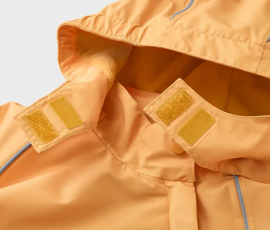 Kinder-Thermo-Regenjacke mit Fleecefutter