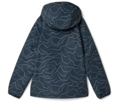 Kinder-Thermo-Regenjacke mit reflektierendem Print