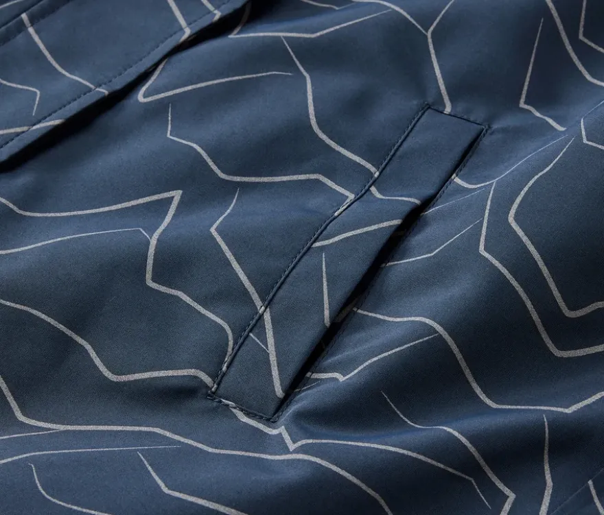 Kinder-Thermo-Regenjacke mit reflektierendem Print