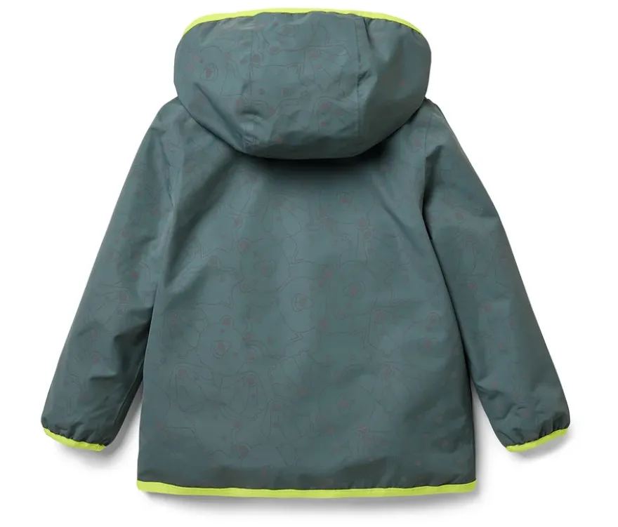 Kinder-Thermo-Regenjacke mit reflektierenden Elementen