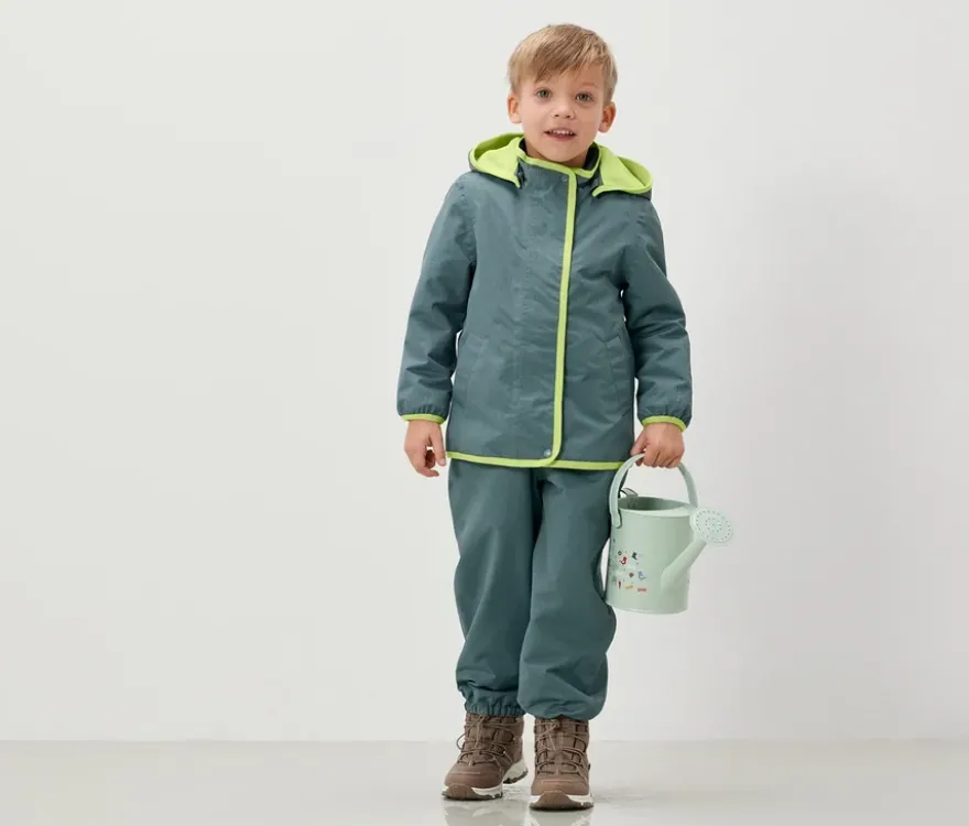 Kinder-Thermo-Regenjacke mit reflektierenden Elementen