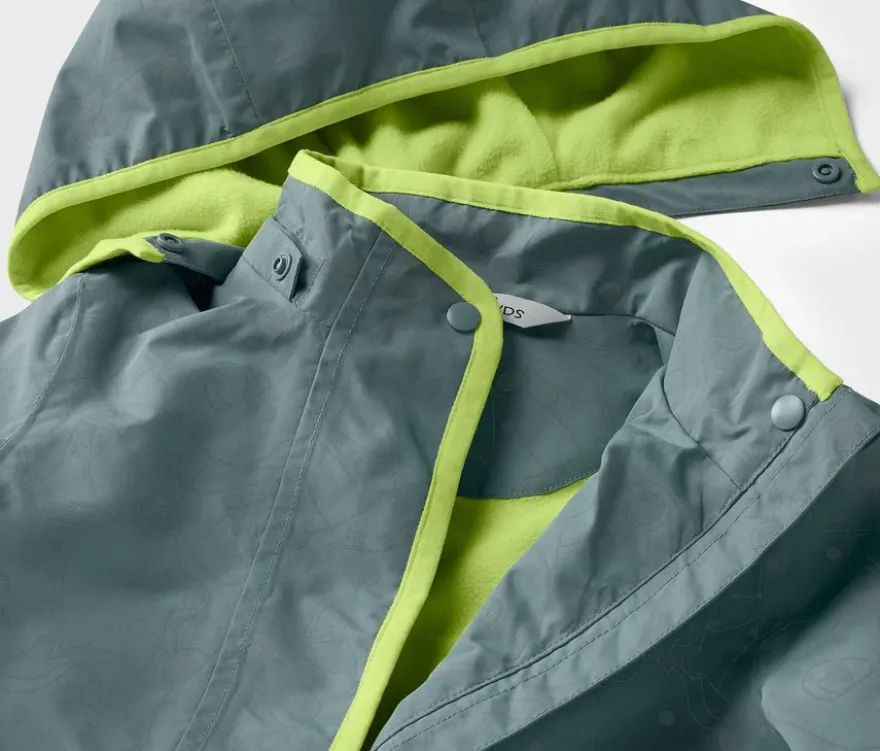 Kinder-Thermo-Regenjacke mit reflektierenden Elementen