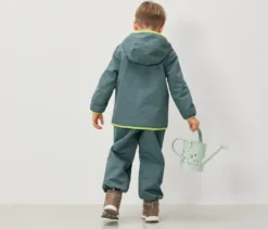 Kinder-Thermo-Regenjacke mit reflektierenden Elementen