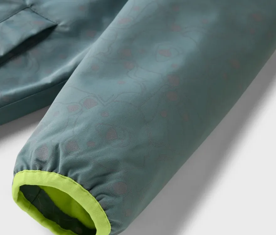 Kinder-Thermo-Regenjacke mit reflektierenden Elementen