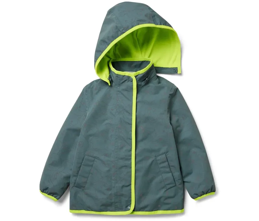 Kinder-Thermo-Regenjacke mit reflektierenden Elementen