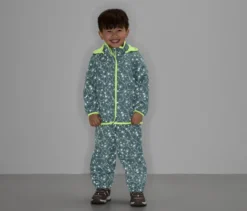 Kinder-Thermo-Regenjacke mit reflektierenden Elementen