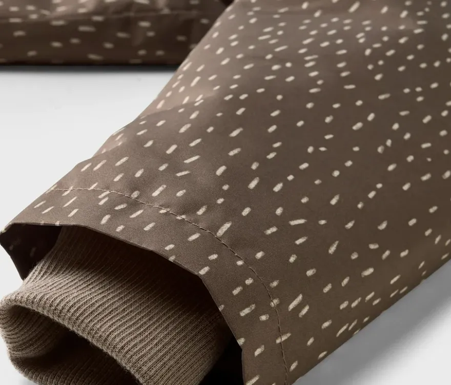 Kinder-Thermo-Regenjacke mit Fleecefutter
