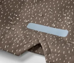 Kinder-Thermo-Regenjacke mit Fleecefutter