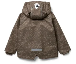 Kinder-Thermo-Regenjacke mit Fleecefutter