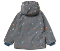 Kinder-Thermo-Regenjacke mit reflektierenden Elementen