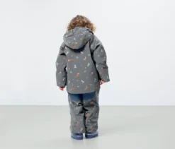 Kinder-Thermo-Regenjacke mit reflektierenden Elementen