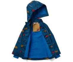 Kinder-Thermo-Regenjacke mit Fleecefutter, Monstertruck