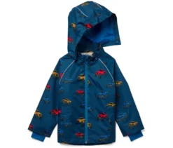 Kinder-Thermo-Regenjacke mit Fleecefutter, Monstertruck