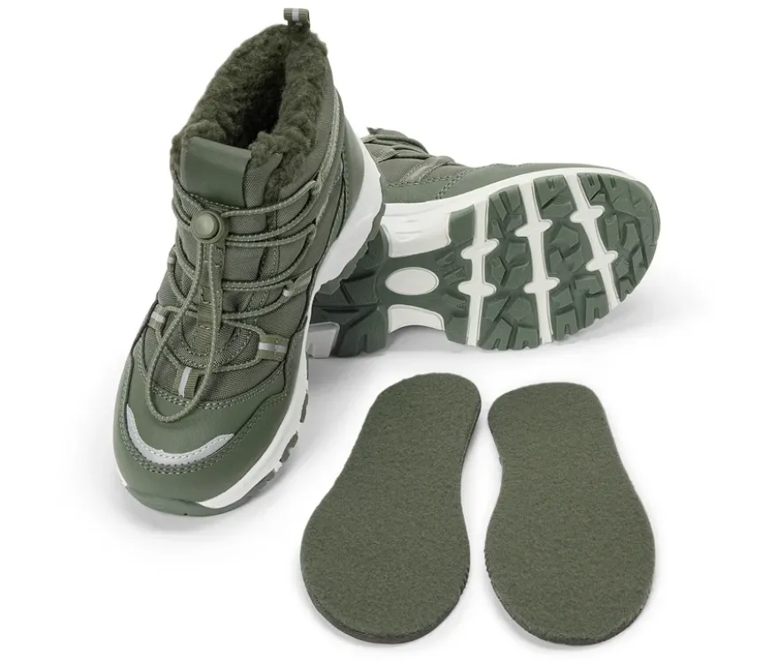 Kinder-Thermostiefel, olivgrün