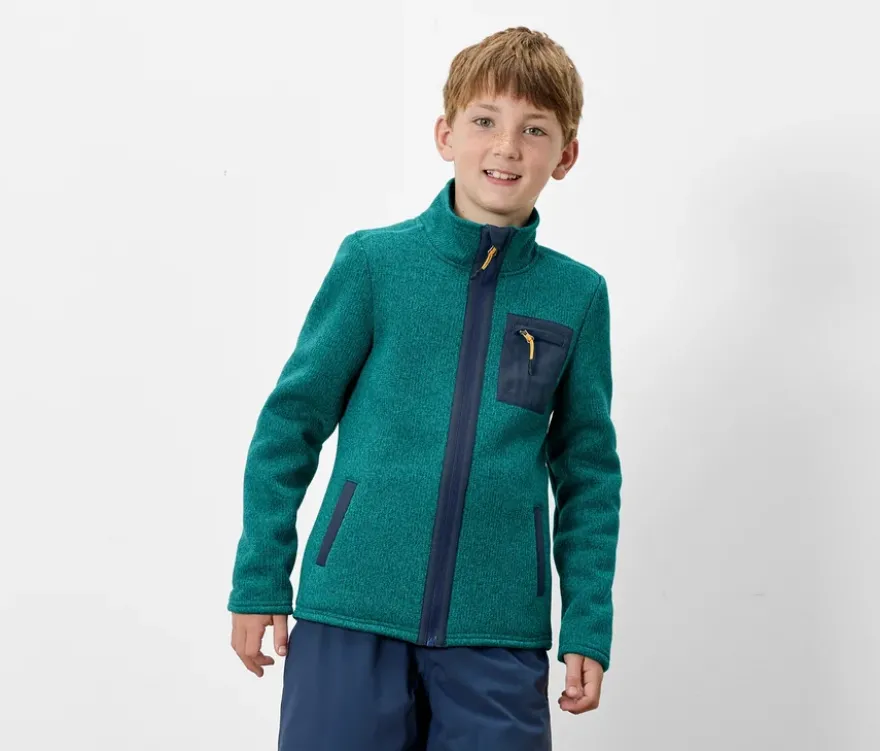 Kinder-Thermo-Strickfleecejacke
