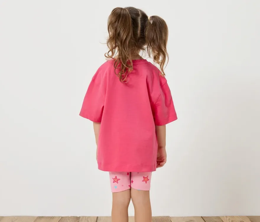 Kinder-T-Shirt mit Radler