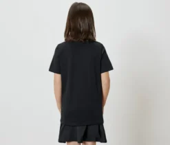 Kinder-T-Shirt mit Wendepailletten, Herz im Fußballdesign