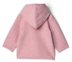 Kinder-Walkjacke mit Merinowolle, rosa